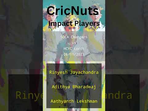 SOCA Chargers vs HCYC Lords - 06/11/2023 - USAC Junior 2023 -DC Hub U17-USA Cricket Junior Pathway