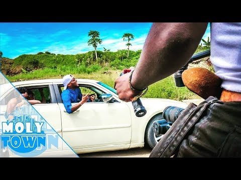 Salatiel, Mr Leo, Blaise b & Team paying tribute Petit Paye and Sanvisa