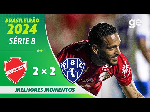 Gols e lances de Vila Nova-GO x Paysandu