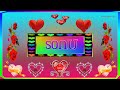 I Love You SONU Whatsapp Status Video Sonu Name Status