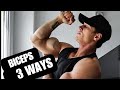 3 WAYS TO TRAIN BICEPS AT HOME