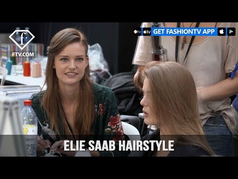 Paris Fashion Week Spring/Summer 2018 - Elie Saab Hairstyle  | FashionTV