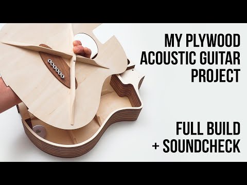 How to build a great sounding plywood acoustic guitar PART 1