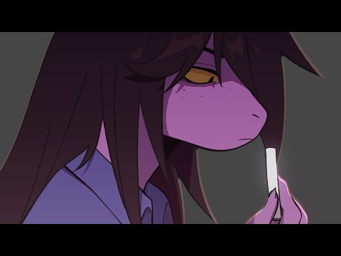 Susie eat chalk ASMR [ Deltarune Fan Animation ]