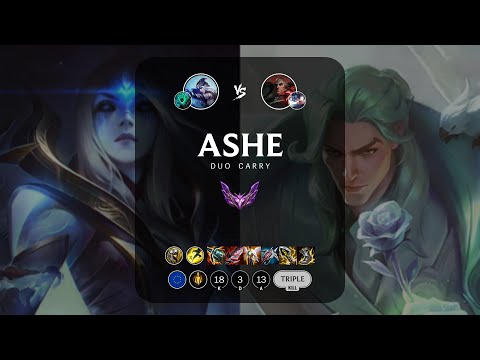 Ashe ADC vs Swain - EUW Master Patch 13.8