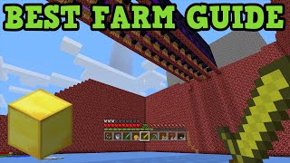 Minecraft - BEST FARM: Gold Farm Tutorial (My Favourite Farm)