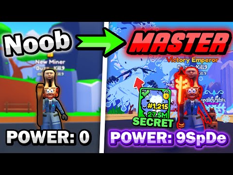 Going From Noob to MASTER… This SECRET is OP 😳 | Roblox Pickaxe Simulator