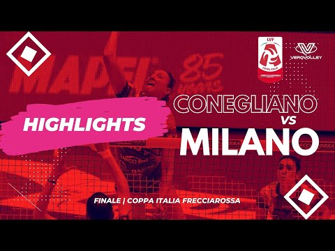 Highlights | Conegliano 3-0 Vero Volley Milano | Finale Coppa Italia Frecciarossa 2023