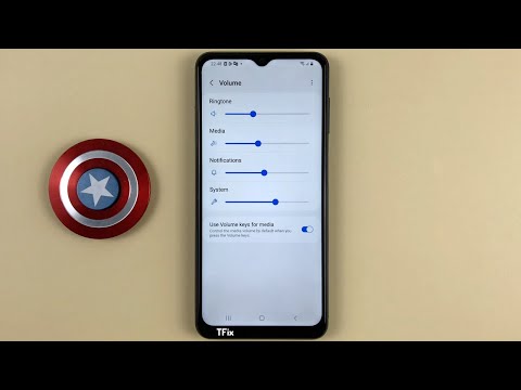 How to change ringtone volume, system volume on Samsung A04s Android 13