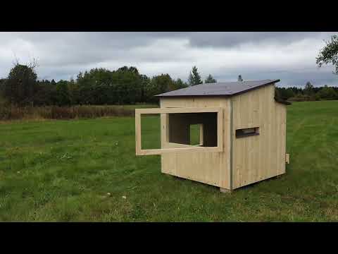 Unsere Hühnerställe aus der Vogelperspektive