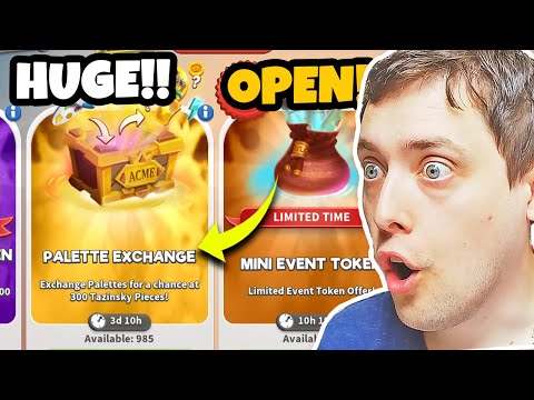 HUGE PALETTE EXCHANGE OPENING ROAD TO Tazinsky LEGENDARY - Looney Tunes World of Mayhem