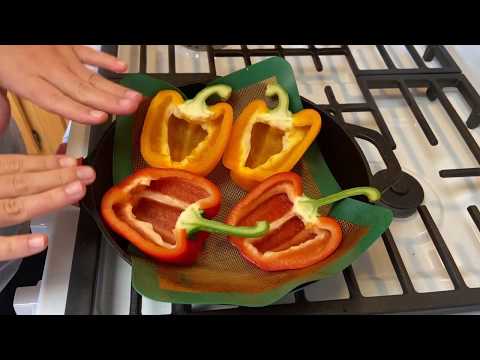 SLOPPY JOE STUFFED BELL PEPPERS!