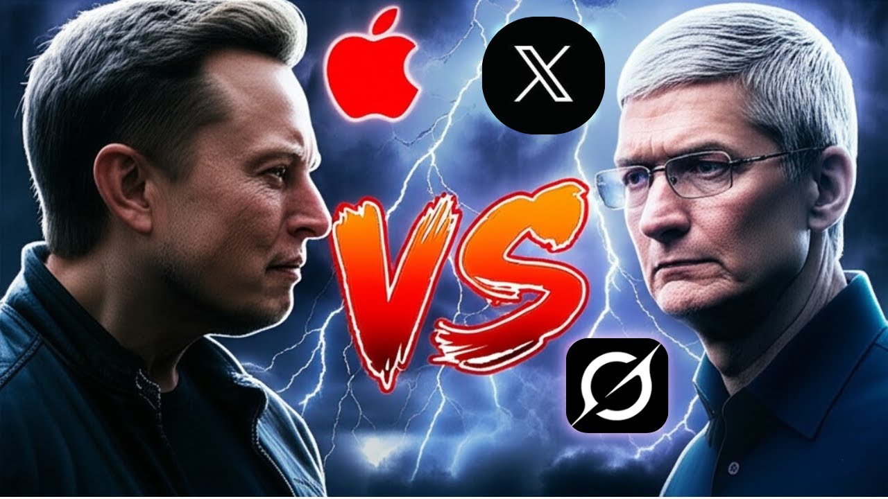 Elon Musk vs Apple: The Explosive X & Grok App Store War!