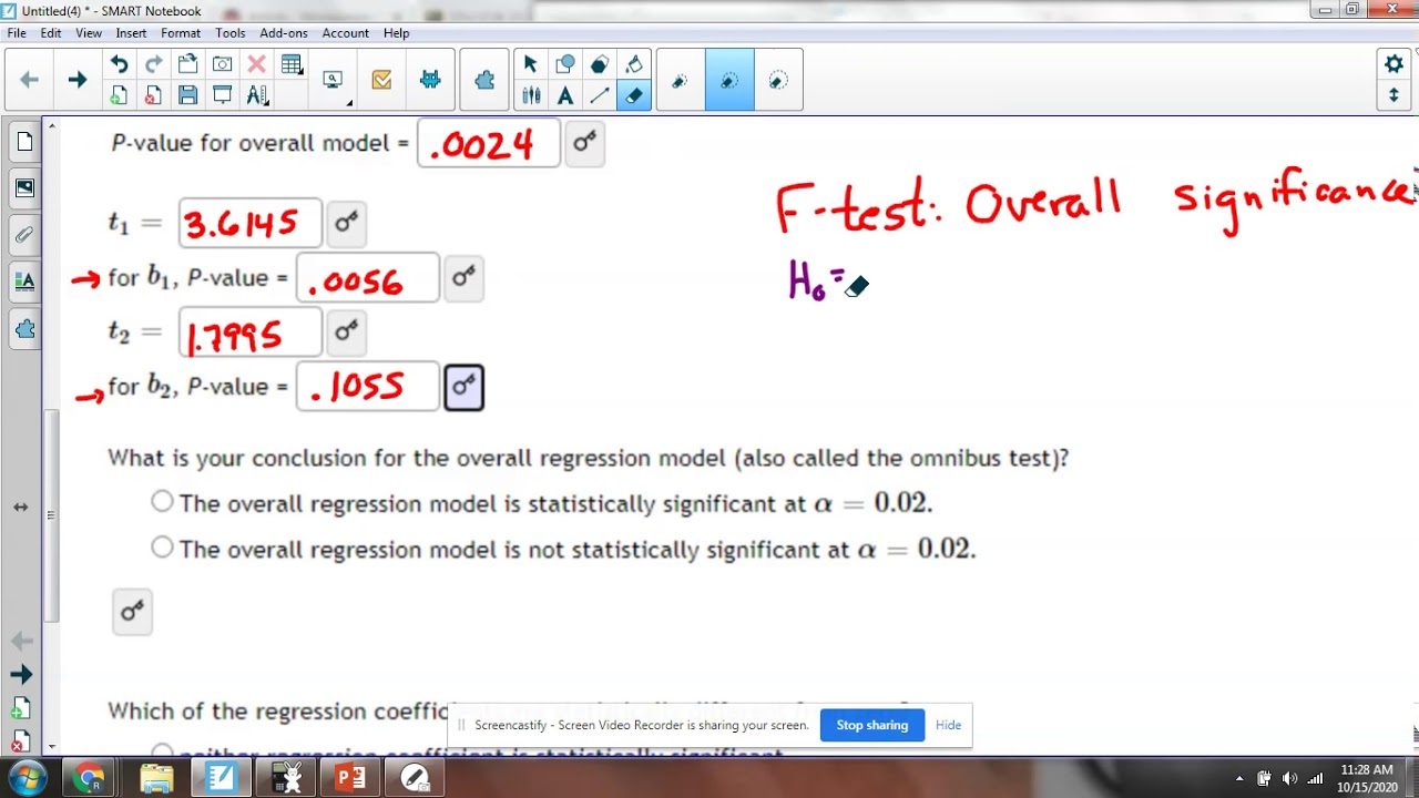 MAT130/131: Chapter 12 - Multiple Regression