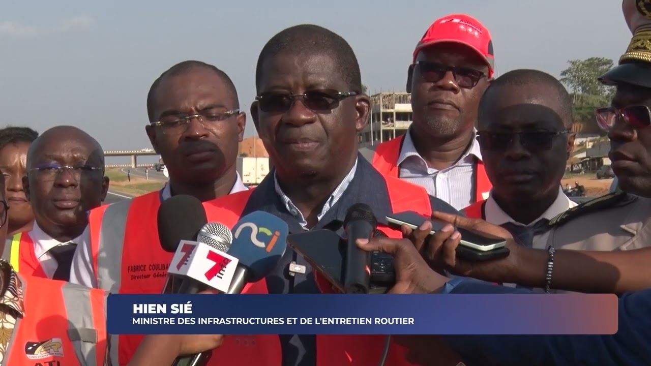 The Y4 road will soon be completed to improve traffic flow in Abidjan.