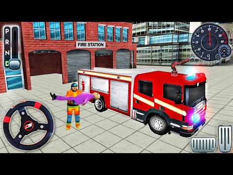 NY City FireFighter Simulator - Fire Truck Driver Rescues 3D - Android GamePlay Mandal Rg #4