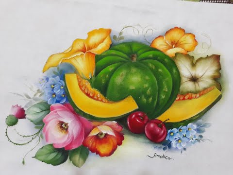 Pintura de abobora com analice moreira Parte 2