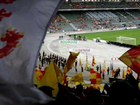 bekerfinale kvm - genk walk on, club lied !!