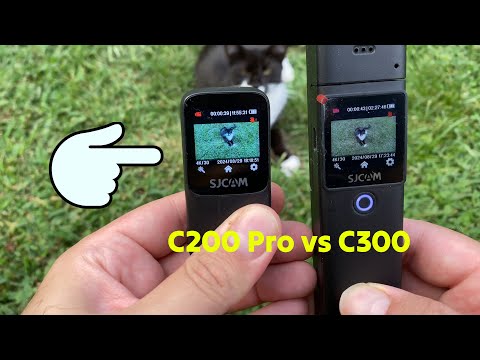 SJCAM C300 vs. C200 4K Action Cams Compared 🟡 @gadgetify