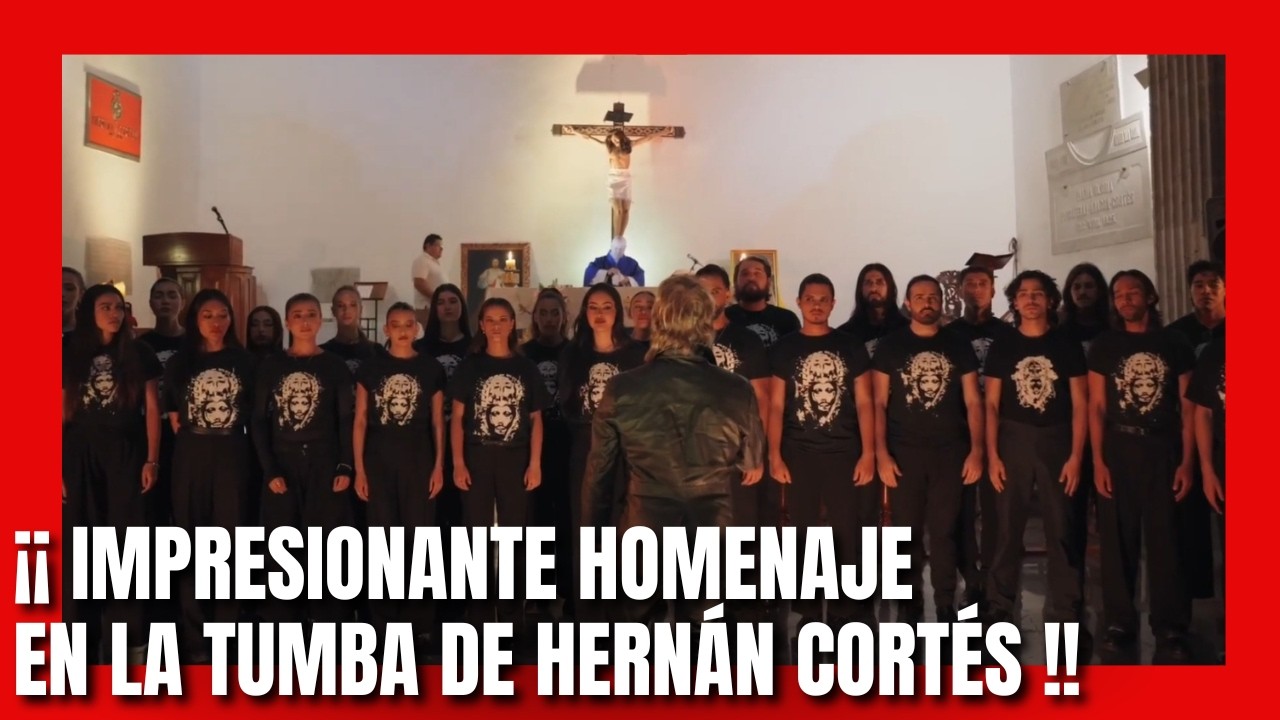 ¡¡IMPRESIONANTE HOMENAJE EN LA TUMBA DE HERNÁN CORTÉS!! CON EL MÚSICO NACHO CANO #mexico