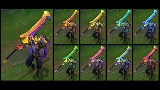 Odyssey Aatrox ALL chromas in 1 video