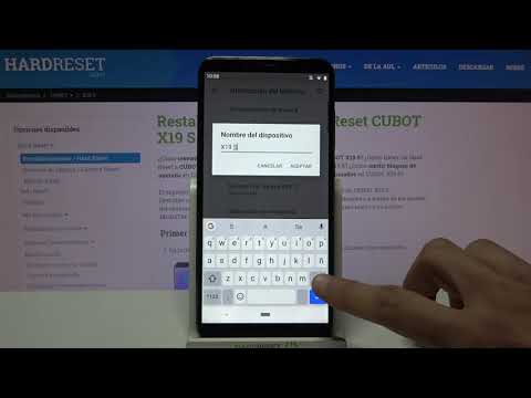 Cómo cambiar el nombre de CUBOT X19 S - nombre del celular