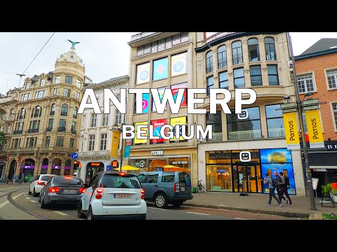 Antwerp, Belgium - Driving Tour 4K