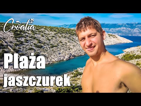 Mało znana plaża na wyspie Pag - vlog z Chorwacji