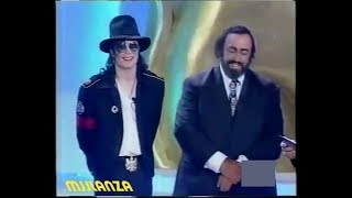 Video thumbnail of "Michael Jackson & Luciano Pavarotti en 1997 - Subtitulado en Español"