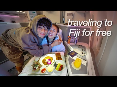 Luxurious First Class Flight to Fiji
