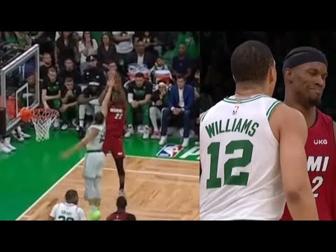 JIMMY BUTLER WOKEUP IN GM2!  & SHOCKS CELTICS AFTER GRANT WILLIAMS TALKED SMACK! "ITS OVER!"