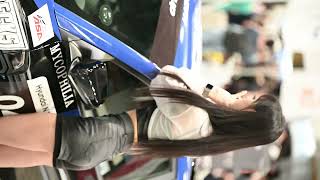 4K 2022오토살롱위크 모델 정아라 Jung arah 직캠 2 슬랜더  Korean Slander model beauty leg pose cam