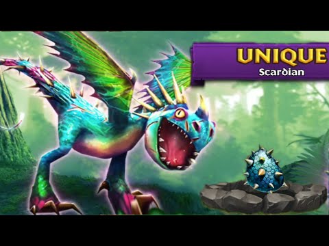 Scardian Max Level 134 Titan Mode - Unique Deadly Nadder - Dragons:Rise of Berk