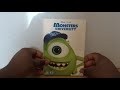 Monsters University UK DVD Unboxing