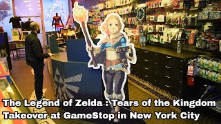 The Legend of Zelda: Tears of the Kingdom Takeover at GameStop in New York City