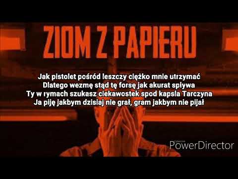 Sarius ft. Paluch - Ziom z papieru - Tekst