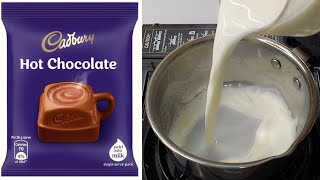 Cadbury Hot Chocolate Recipe | 1 minute only | Winter Special |