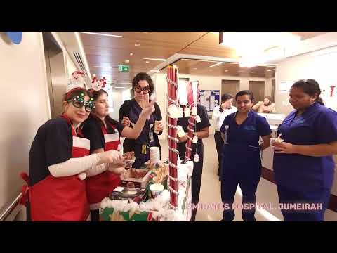 Christmas vibes at Emirates Hospital, Jumeirah!