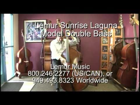 Lemur Music Sunrise series Laguna model Double Bass