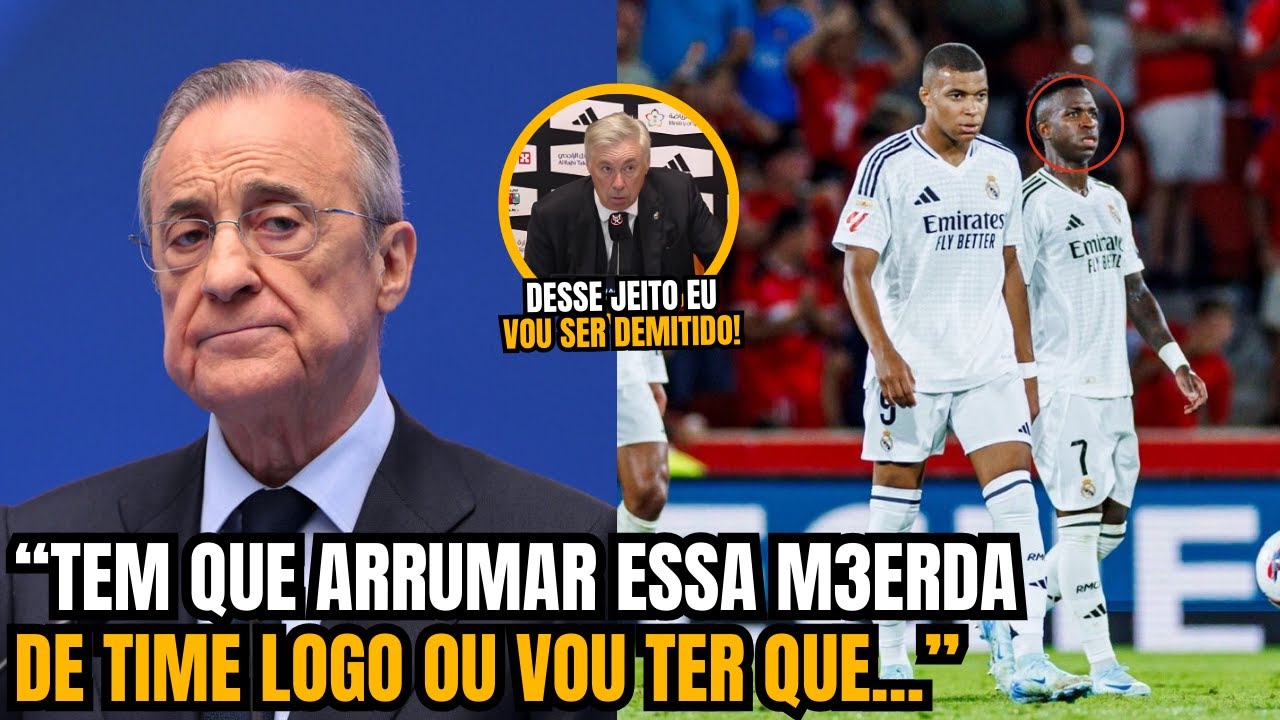 🚨EITA!! ESSA É A DURA REALIDADE DO REAL MADRID DE VINICIUS JR, ANCELOTTI E FLORENTINO PEREZ!!