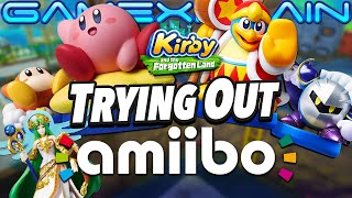 How do amiibo Work in Kirby and the Forgotten Land? (Switch)