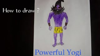 Drawing Powerful Yogi II Chhota Bheem II