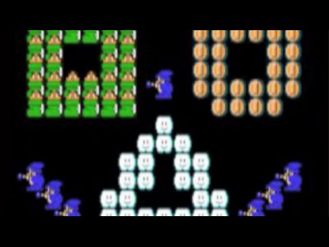 Kamek's Blockade of Pain (Easy) by Bourgyman - Super Mario Maker - No Commentary 1AC