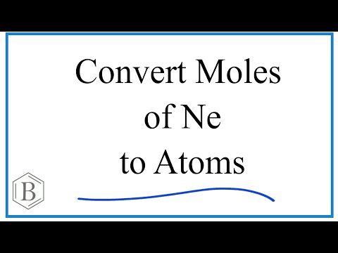 Convert Moles Ne to Atoms