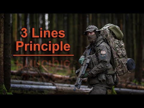How to layer military equipment - 3 Lines Principle (with Ukrainian subtitles)