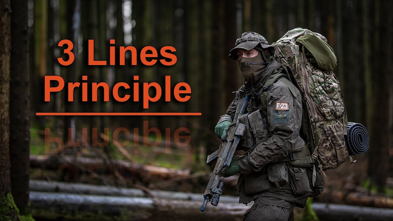 How to layer military equipment - 3 Lines Principle (with Ukrainian subtitles)