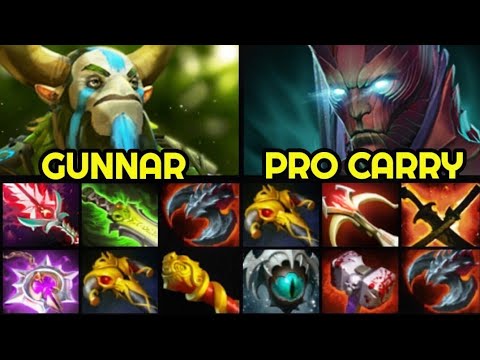 Who's the Late Game Boss? GUNNAR Full Slotted Nature's Prophet vs Full Slotted Terrorblade Dota 2