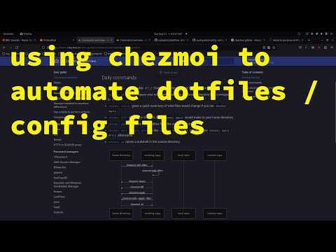 Using Chezmoi to Automate dotfiles / Config Files (+ my bashrc)
