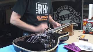 Video thumbnail for Schecter  CSH1 Guitar by Dave's World of Fun Stuff