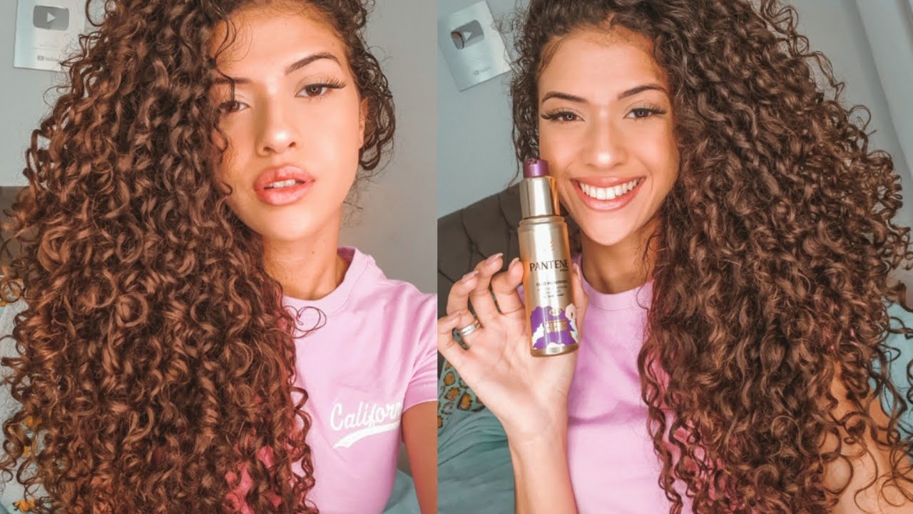 ÓLEO MILAGROSO PARA CABELO CACHEADO 😍| Vitoria Lorrayne
